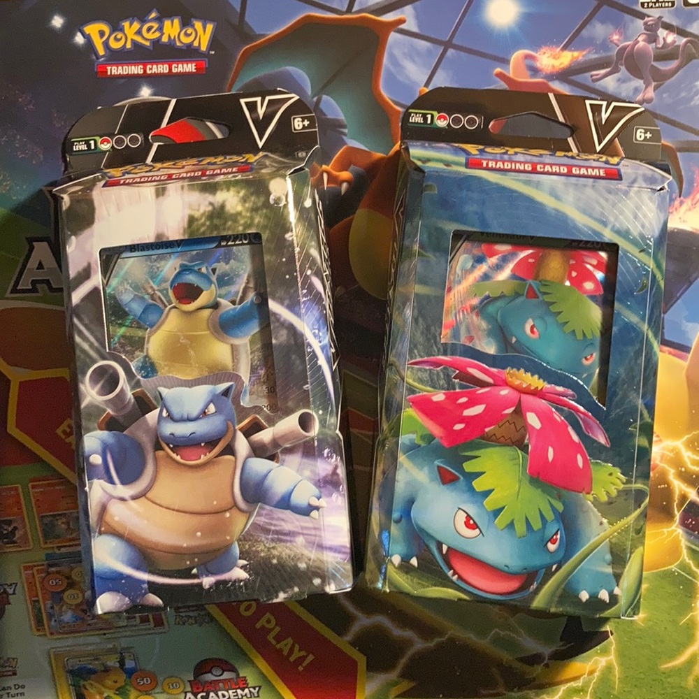 Pokemon Venusaur V & Blastoise V Battle Theme Deck - Picture 1 of 1